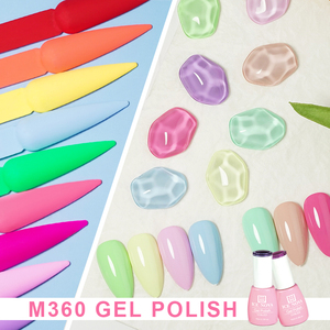 <span class=keywords><strong>BD</strong></span> M360 Couleurs Vegan Glitter Magnétique Semi-Permanent Étiquette Privée Vernis Gel UV Pigment Riche Été Sans HEMA Fournitures Ongles - Product Image 4