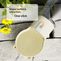 Bouteille d'eau portable pour chien pour les voyages, gourde anti-fuite pour animaux de compagnie avec récipient pour nourriture, bouteille d'eau pour animaux de compagnie pour l'extérieur
