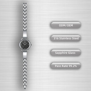 316 bijoux de mode en acier inoxydable dames montres 5ATM résistant à l'eau de haute qualité Bracelet montres à Quartz personnaliser Logo - Product Image 3