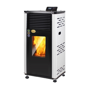 Caldera Inteligente Moderna de Biomasa para Calefacción, Chimenea de Leña con Control Remoto para Uso Doméstico y Comercial, Fuego Real - Product Image 1