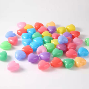Nouvelle Arrivée 2026 Yumeng YD-153 <span class=keywords><strong>Balle</strong></span> de fosse en plastique anti-écrasement de qualité commerciale robuste en forme de cœur <span class=keywords><strong>rose</strong></span>, noir et blanc - Product Image 4