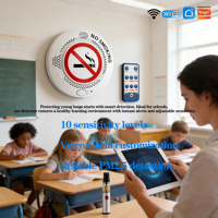 Détecteur d'alarme incendie DS-800 avec contrôle WiFi Tuya via application et alarme vocale pour la maison, l'école, le bureau, l'hôtel, le restaurant et les espaces commerciaux