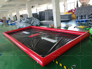 Tapis de lavage de voiture gonflable portable en PVC, étanche, tapis de collecte d'eau de lavage de voiture gonflable - Product Image 4