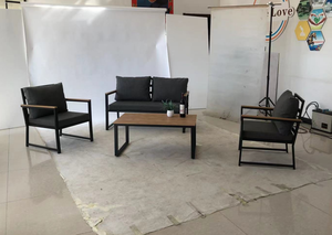 Meubles <span class=keywords><strong>de</strong></span> <span class=keywords><strong>jardin</strong></span> et <span class=keywords><strong>de</strong></span> patio en Offre Spéciale d'usine bon marché populaire KD structure salle à manger <span class=keywords><strong>canapé</strong></span> chaise et table ensemble <span class=keywords><strong>de</strong></span> canapés <span class=keywords><strong>de</strong></span> patio - Product Image 2