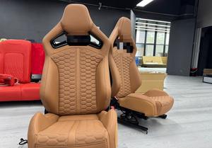 Sièges baquet de course YlC universels inclinables noirs, style nouveau <span class=keywords><strong>design</strong></span>, pour côté gauche et droit, sièges de voiture modifiés - Product Image 5