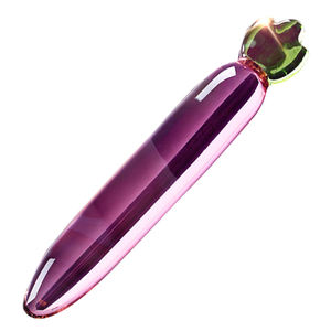 Kostenlose individuelle Schachtel - Fantasy Glas Gemüse Obst geformt G-Punkt anal Vagina Sex-Spielzeug Herz Obst Gemüse geformt Glas Dildo - Product Image 3