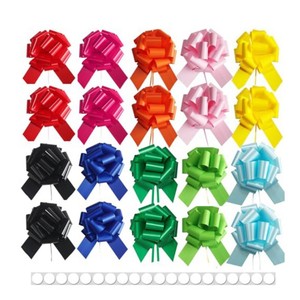 Factory Direct Custom Multitone Plastic <b>Pull</b> <b>Bow</b> Gift <b>Bow</b> for Seasonal Packaging Wedding Decoration - Product Image 6