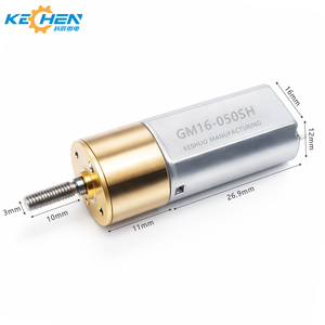 Motor de CC lineal de paso de precisión de 16 mm con tornillo roscado 050 M3, 6V-24V, con caja de engranajes totalmente metálica para microbombas de <span class=keywords><strong>jeringa</strong></span> - Product Image 2