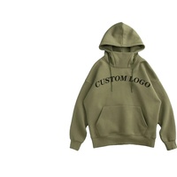 Vente en gros de sweats à capuche unisexes à col roulé pour hommes, couleur unie, avec logo personnalisé, coupe ample, décontractés pour couple, 100% coton, vierges