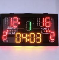 Tableau de score portable sans fil multi-sports pour handball, affichage LED extérieur