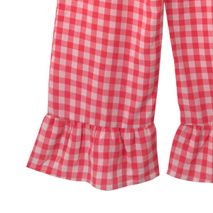 Essentials Fashion Print Simple Respirant <span class=keywords><strong>Pantalon</strong></span> pour <span class=keywords><strong>Femme</strong></span> <span class=keywords><strong>Pantalon</strong></span> 2024 Coton 100% Plaid Casual Loose Ruffles <span class=keywords><strong>Rouge</strong></span> <span class=keywords><strong>Pantalon</strong></span> pour <span class=keywords><strong>Femme</strong></span> - Product Image 6