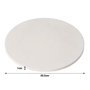 Utensili da Cucina <span class=keywords><strong>per</strong></span> Esterni <span class=keywords><strong>Pietra</strong></span> Refrattaria Rotonda in Cordierite da 12 Pollici Bifacciale <span class=keywords><strong>per</strong></span> <span class=keywords><strong>Pizza</strong></span> <span class=keywords><strong>per</strong></span> <span class=keywords><strong>Forno</strong></span> <span class=keywords><strong>Pizza</strong></span> e Barbecue Grill - Product Image 2