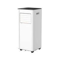 Climatisation portable AC/DC, refroidissement/chauffage, économe en énergie, pour la maison et l'hôtel, avec télécommande, élimination de l'humidité, pour les États-Unis et l'Australie
