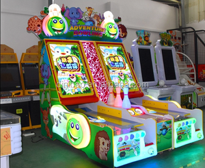 Doble jugadores Arcade moneda operado Video máquina de bolos de aventura juegos de bolos lotería máquina - Product Image 4