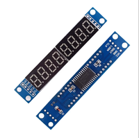 MAX7219 7 Segmen 8 Digit Templat Tampilan Tabung Mikrokontroler Mendukung Modul Kontrol Bertingkat untuk Arduino MCU/ 51/ AVR/ STM32