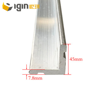 Perfil de ángulo de aluminio Yijing de 7.8 mm de grosor y 45 mm de ancho para muros cortina y montaje de marcos - Product Image 3