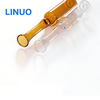 Ampoules en verre à rupture facile de type I USP LINUO, ampoules vides, flacons en verre pour injection, ampoules en verre ambré pour solution saline