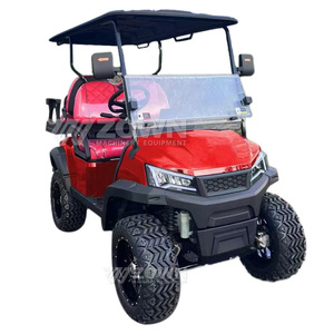 4 Passenger Luxury Electric Golf Cart With Windshield LED Light For Wedding & Sightseeing Tours - Product Image 4
