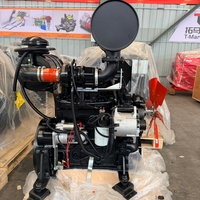 Motor Diésel DCEC CUMINS 4BTA3.9-C125 de 4 Cilindros y 4 Tiempos, Refrigerado por Agua, 125HP 93KW 2200rpm, Compresor de Aire Móvil para Pozos de Agua