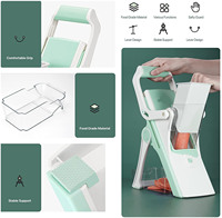 Verstelbare Plantaardige Chopper Dikte Aanpassen Keuken Hakken Artefact Veilig Mandoline Slicer Dicer Voor Groenten