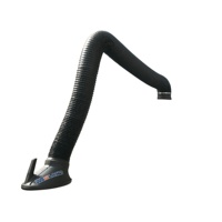 Bras d'extraction flexible pour fumées et poussières de soudage, à fixer au mur ou sur machine