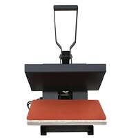 Nouvelle presse à chaud par sublimation Hybons à succès, 38x38cm, 1200W, 110/220V, pour t-shirts et assiettes