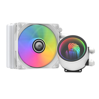 Tian JiFeng 2025 nouveau refroidisseur d'eau CPU 120mm ventilateur de refroidissement de radiateur silencieux avec roulement à billes pour la compatibilité du processeur AMD Intel