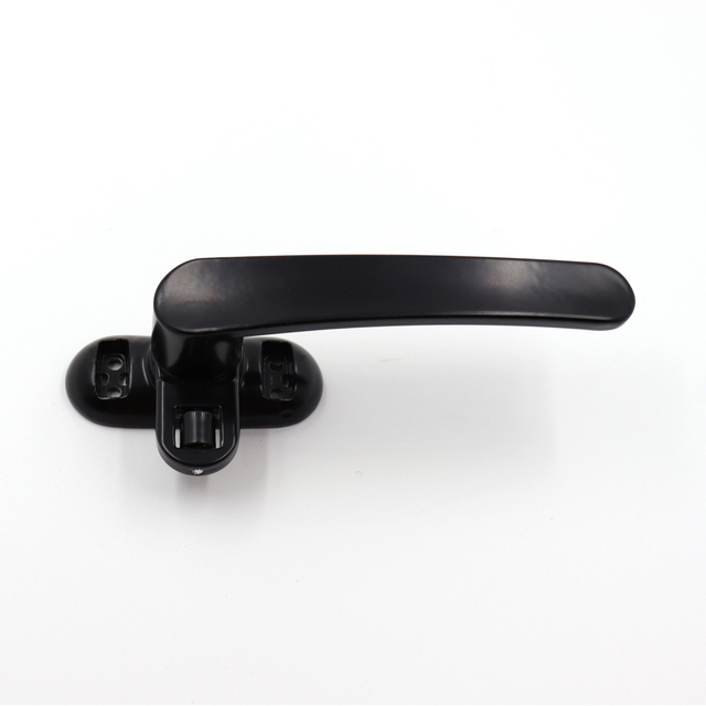 Modern Hotel Aluminum Alloy 7-shape 90 Degree Casement Hung Locking Handles for Doors and Windows