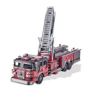 <span class=keywords><strong>Piececool</strong></span> Le Grand Cadeau Mains Artisanat 354pcs Camion de Pompier Échelle Camion Modèle Kits Pour Bricolage Assemblage 3D Métal Puzzle - Product Image 1