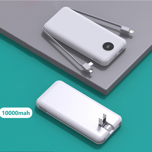 พาวเวอร์แบงค์พกพา 10000mAh ชาร์จไร้สาย พร้อมหน้าจอ LED แสดงผล ชาร์จเร็ว ช่องเสียบ Type-C สำหรับชาร์จและถ่ายโอนข้อมูล ช่องเสียบอเนกประสงค์ วัสดุ PC - Product Image 6