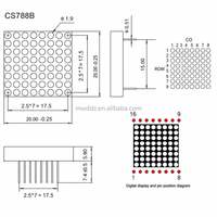 High Brightness Red 7 Segment Led Display Digital Tube Common Anode 788bs for Diy Electronics Arduino Project