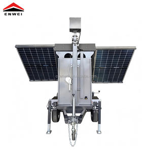 Caméra <span class=keywords><strong>de</strong></span> sécurité mobile sur tour, alimentée par énergie solaire, avec surveillance à distance, <span class=keywords><strong>pour</strong></span> la sécurité des mines et des carrières - Product Image 4