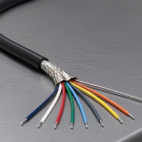 Kabel VFD 3+3 Simetris Berpelindung Ganda Pengontrol Motor Variabel Frekuensi 600V 2kV Anti-Interferensi untuk Inverter