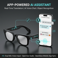 Lunettes Intelligentes Électrochromiques avec Assistant IA, Reconnaissance d'Objets IA, Traduction IA en Temps Réel, Chat IA, Lecteur de Musique et Appels Téléphoniques