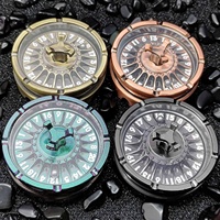 Dés en métal de haute qualité en bronze DND Large Roulette D20 pour les jeux de rôle