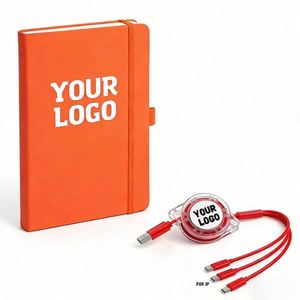 Libreta de Regalo A6 con Logotipo Personalizado, Libreta de Negocios de Cuero PU para Reuniones, Libreta Promocional al por Mayor con Portaplumas - Product Image 1