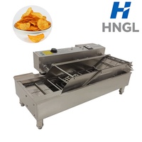 Friteuse industrielle continue automatique électrique pour beignets