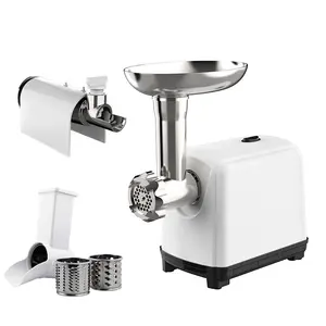 Kitchen Appliances Electric Meat Cutting Band Saw Vegetable Chopper Sausage Maker Grinder Attachment Beef Mincer with Plastic