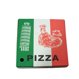 Manufacturer color corrugated carton 10" 14 15 16 18 inch italian italy fresh hot pizza premium kraft paper box with logo design