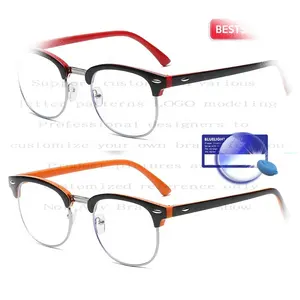 Custom LOGO Bulk Buy Fast Delivery ray rand eyeglasses women men anti computer radiation blue light filter glasses eyewear
