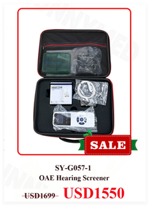 SY-G057-1 prix d'usine portatif d'appareil de test auditif <span class=keywords><strong>OAE</strong></span> de conception compacte - Product Image 6