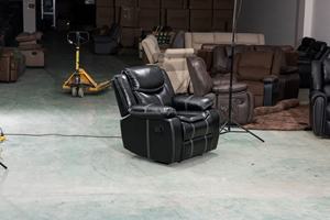 CYベストセラーソファセールリビングルーム家具エアモダン1シートアメリカンスタイルコンバーチブルレザーホーム家具ソファベッド - Product Image 2