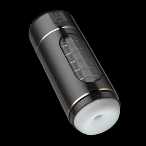 Men's Rechargeable Pleasure Cup Realistic Texture 10 Thrusting <b>Vibrator</b> Stroker Automatic Male Masturbator - Product Image 4