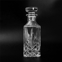 BM gros arabe luxe classique clair 150ml échantillon d'huile rechargeable décoratif Attar affichage verre parfum huile décanteur