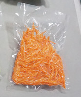 Ligne de traitement automatique des carottes : machine de découpe, de lavage, d'essorage et d'emballage sous vide pour carottes fraîches coupées