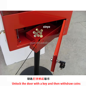 Özelleştirilebilir Renkli Otomatik Jetonlu Mini Otomat / Sakız Topları Zıplayan Top Şeker Üçlü Başlıklı Kapsül Oyuncak Makinesi - Product Image 4