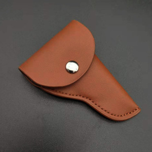 Funda de Cuero Táctica para Llavero de Pistola, Funda Protectora para Pistola en Miniatura, para Modelo de Aleación a Escala 1:3 - Product Image 3