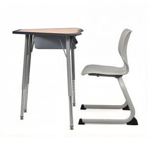 Muebles Modernos Profesionales para Aulas, Conjunto de Mesa y Sillas Colaborativas para Universidad o <span class=keywords><strong>Colegio</strong></span> - Product Image 6