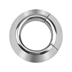 Cock Ring Teardrop Chrome Metal Clit Perenium Massager