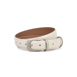 <span class=keywords><strong>Ceinture</strong></span> en cuir de vachette de style décontracté simple pour femmes avec boucle en alliage <span class=keywords><strong>argent</strong></span>é, <span class=keywords><strong>ceinture</strong></span> décorative minimaliste <span class=keywords><strong>et</strong></span> polyvalente pour jeans <span class=keywords><strong>et</strong></span> robes - Product Image 3